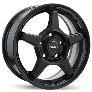 Fast Wheels – Flair – Black – 15″x6″ 40mm – All weather Wheels – F272-1560-65BN+40C671